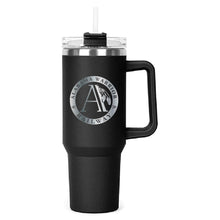Load image into Gallery viewer, The Hippo Mug & Straw Lid 40 oz. - Laser Engraved Railroad Logo