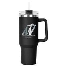 Load image into Gallery viewer, The Hippo Mug & Straw Lid 40 oz. - Laser Engraved Railroad Logo