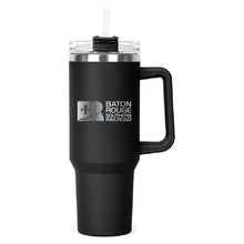 Load image into Gallery viewer, The Hippo Mug & Straw Lid 40 oz. - Laser Engraved Railroad Logo