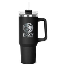 Load image into Gallery viewer, The Hippo Mug & Straw Lid 40 oz. - Laser Engraved Railroad Logo