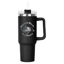 Load image into Gallery viewer, The Hippo Mug & Straw Lid 40 oz. - Laser Engraved Railroad Logo