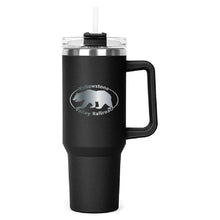 Load image into Gallery viewer, The Hippo Mug & Straw Lid 40 oz. - Laser Engraved Railroad Logo