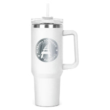Load image into Gallery viewer, The Hippo Mug & Straw Lid 40 oz. - Laser Engraved Railroad Logo