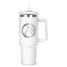 Load image into Gallery viewer, The Hippo Mug & Straw Lid 40 oz. - Laser Engraved Railroad Logo