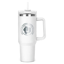 Load image into Gallery viewer, The Hippo Mug & Straw Lid 40 oz. - Laser Engraved Railroad Logo