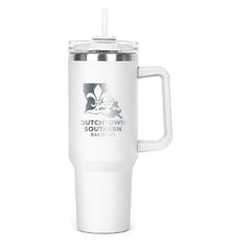 Load image into Gallery viewer, The Hippo Mug & Straw Lid 40 oz. - Laser Engraved Railroad Logo