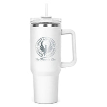 Load image into Gallery viewer, The Hippo Mug & Straw Lid 40 oz. - Laser Engraved Railroad Logo