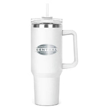 Load image into Gallery viewer, The Hippo Mug & Straw Lid 40 oz. - Laser Engraved Railroad Logo