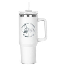 Load image into Gallery viewer, The Hippo Mug & Straw Lid 40 oz. - Laser Engraved Railroad Logo