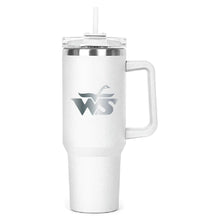 Load image into Gallery viewer, The Hippo Mug & Straw Lid 40 oz. - Laser Engraved Railroad Logo