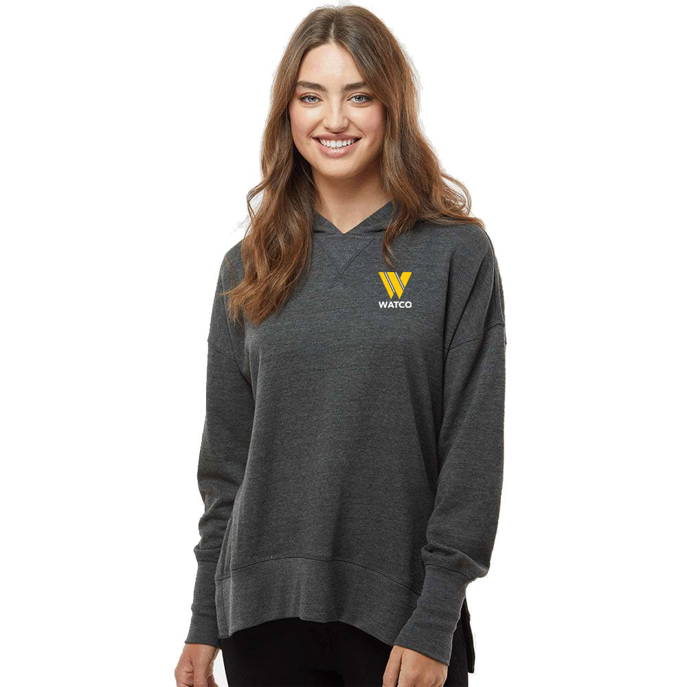 MV Sport Women's French Terry Hooded Sweatshirt W23720 Watco Gear