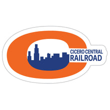 Load image into Gallery viewer, 3.5" Die Cut Railroad Stickers