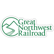 Load image into Gallery viewer, 3.5" Die Cut Railroad Stickers