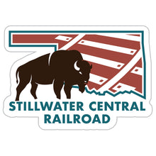 Load image into Gallery viewer, 3.5" Die Cut Railroad Stickers