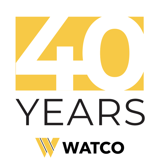Watco 40th Anniversary Stickers