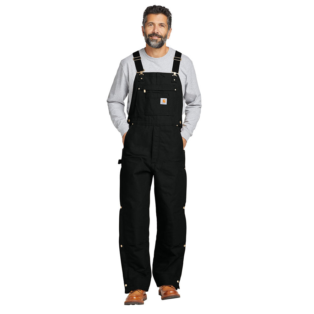 Carhartt® Short Firm Duck Insulated Bib Overalls