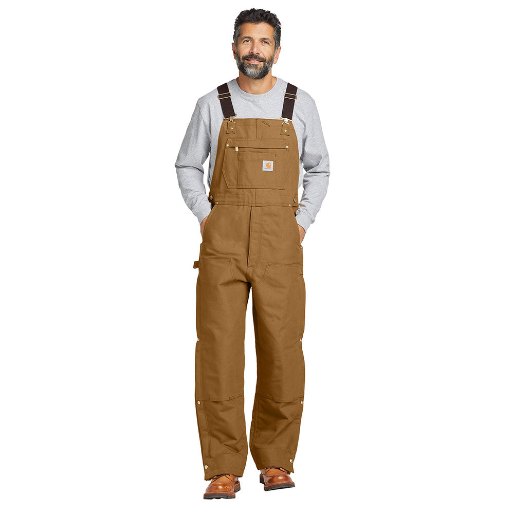 Carhartt® Tall Firm Duck Insulated Bib Overalls