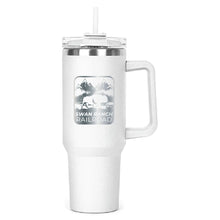 Load image into Gallery viewer, The Hippo Mug &amp; Straw Lid 40 oz. - Laser Engraved Railroad Logo
