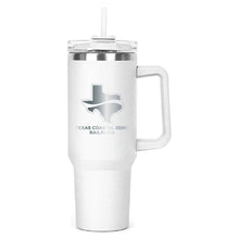 Load image into Gallery viewer, The Hippo Mug &amp; Straw Lid 40 oz. - Laser Engraved Railroad Logo
