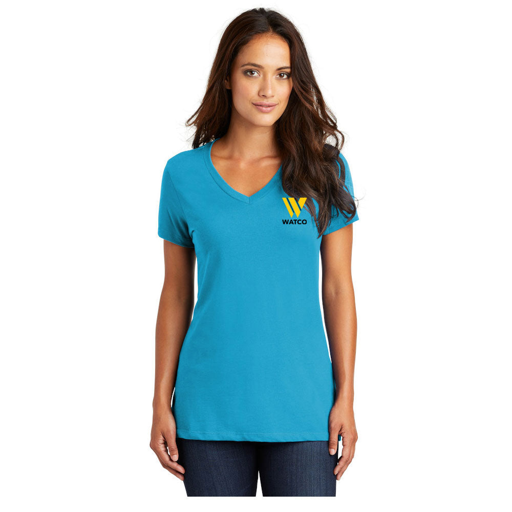 District ® Women’s Perfect Weight ® V-Neck Tee - DM1170L
